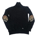Sueter Gris Burberry Coderas Cafe De Mujer Talla S