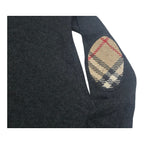 Sueter Gris Burberry Coderas Cafe De Mujer Talla S