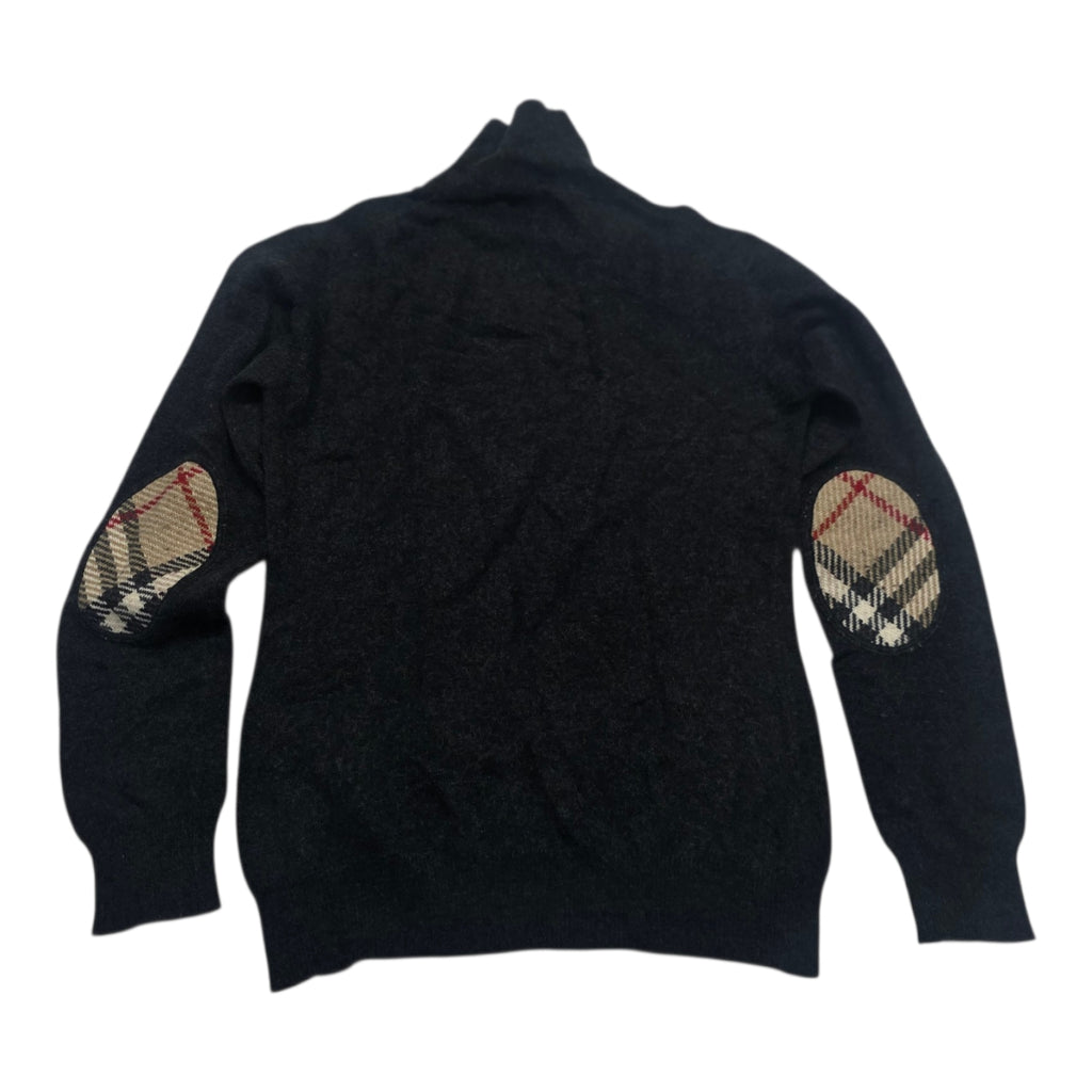 Sueter Gris Burberry Coderas Cafe De Mujer Talla S