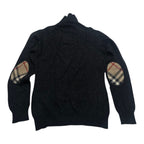 Sueter Gris Burberry Coderas Cafe De Mujer Talla S