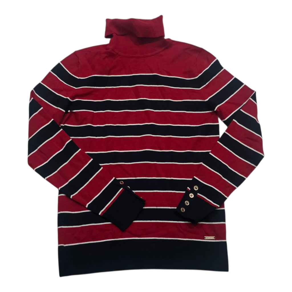 Sueter Tortuga De Mujer Tommy Hilfiger Rojo/azul Talla S