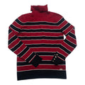 Sueter Tortuga De Mujer Tommy Hilfiger Rojo/azul Talla S
