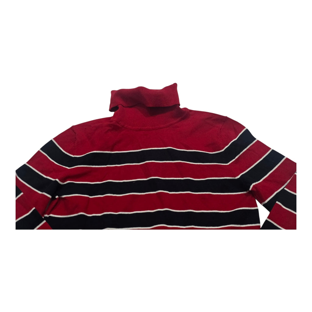 Sueter Tortuga De Mujer Tommy Hilfiger Rojo/azul Talla S