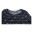 Blusa Micheal Kors De Mujer Azul Cadenas Talla M