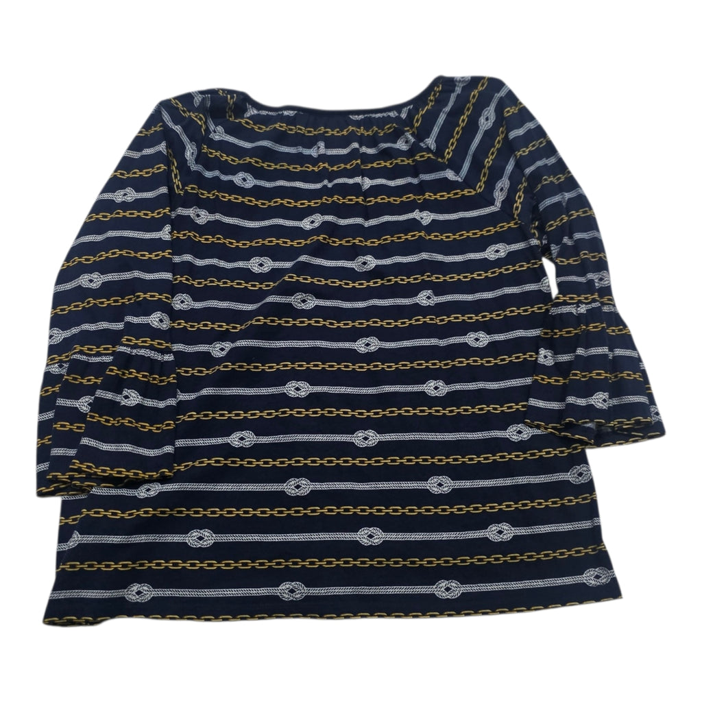 Blusa Micheal Kors De Mujer Azul Cadenas Talla M
