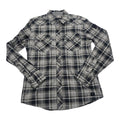 Camisa Harley Davidson Cuadros De Mujer Gris Talla M
