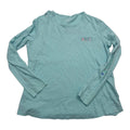 Playera Vineyard Vines De Mujer Celeste Manga Larga Talla M