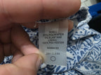 Vestido Casual Tommy Hilfiger Azul Figuras Talla 10 Tirantes