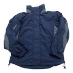 Chamarra Rompe Viento Columbia Azul De Mujer Talla M