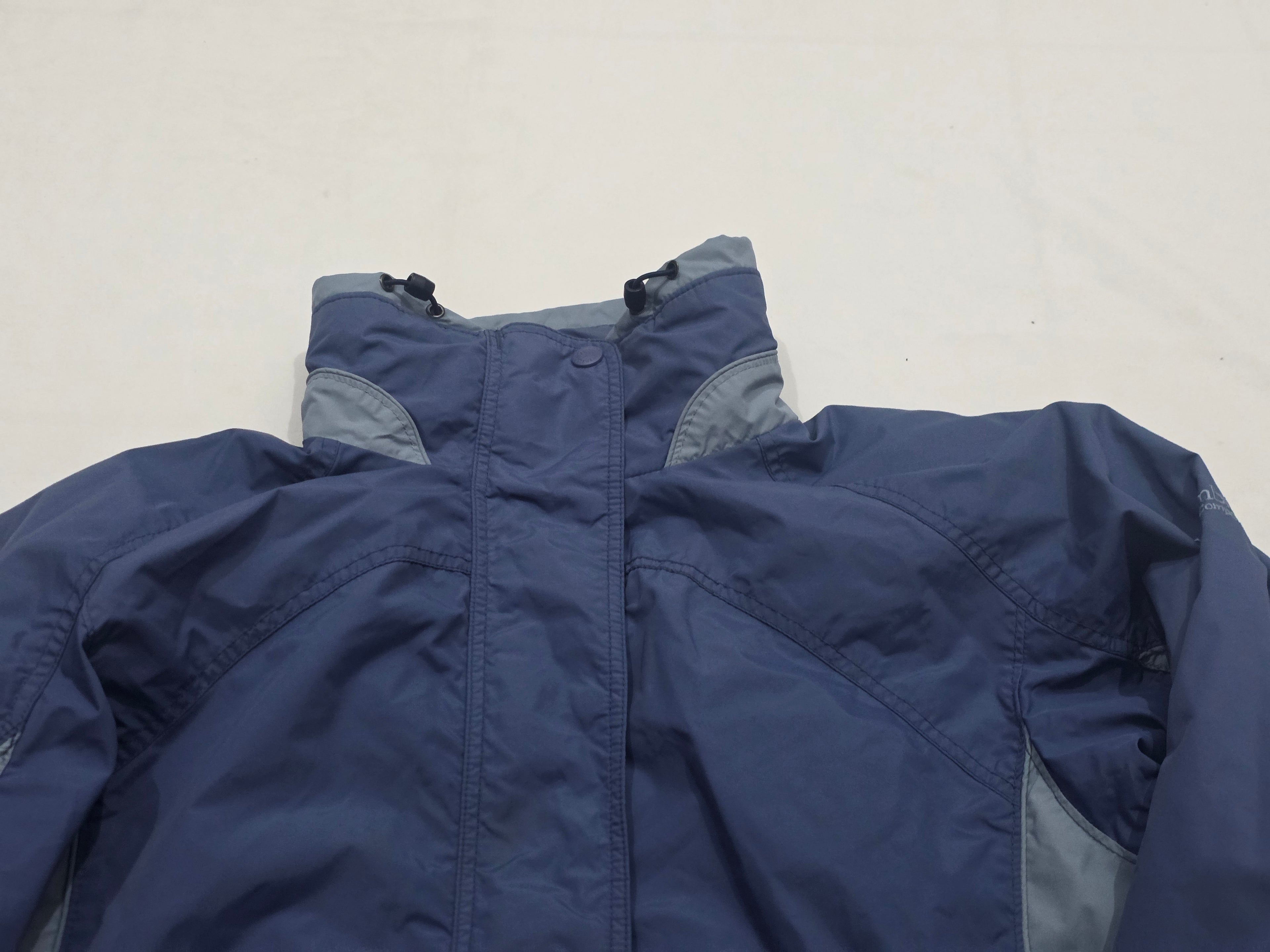 Chamarra Rompe Viento Columbia Azul De Mujer Talla M