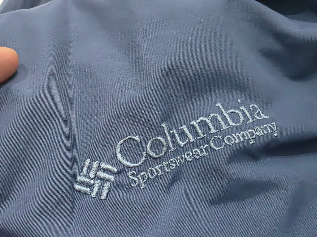 Chamarra Rompe Viento Columbia Azul De Mujer Talla M