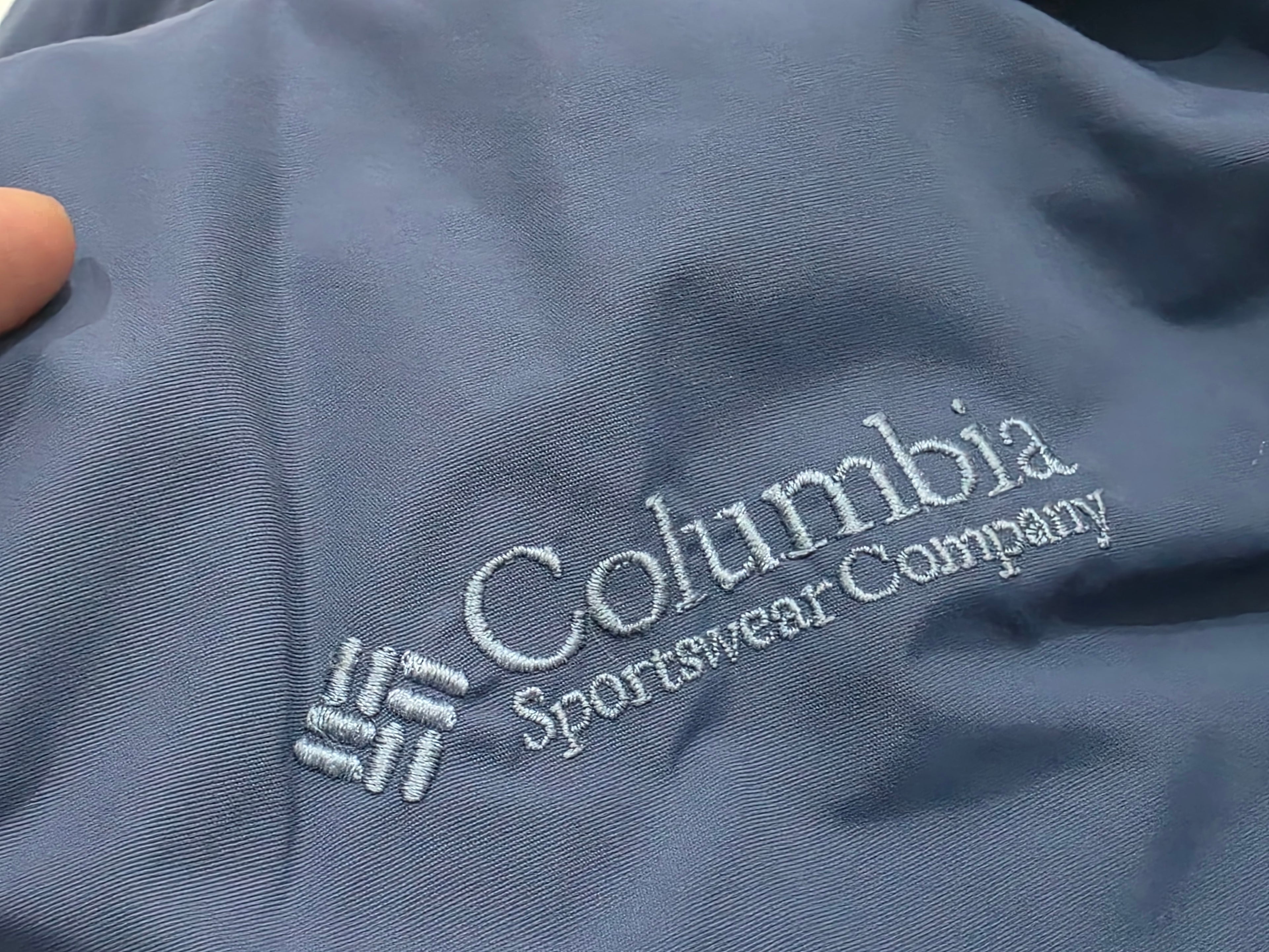Chamarra Rompe Viento Columbia Azul De Mujer Talla M