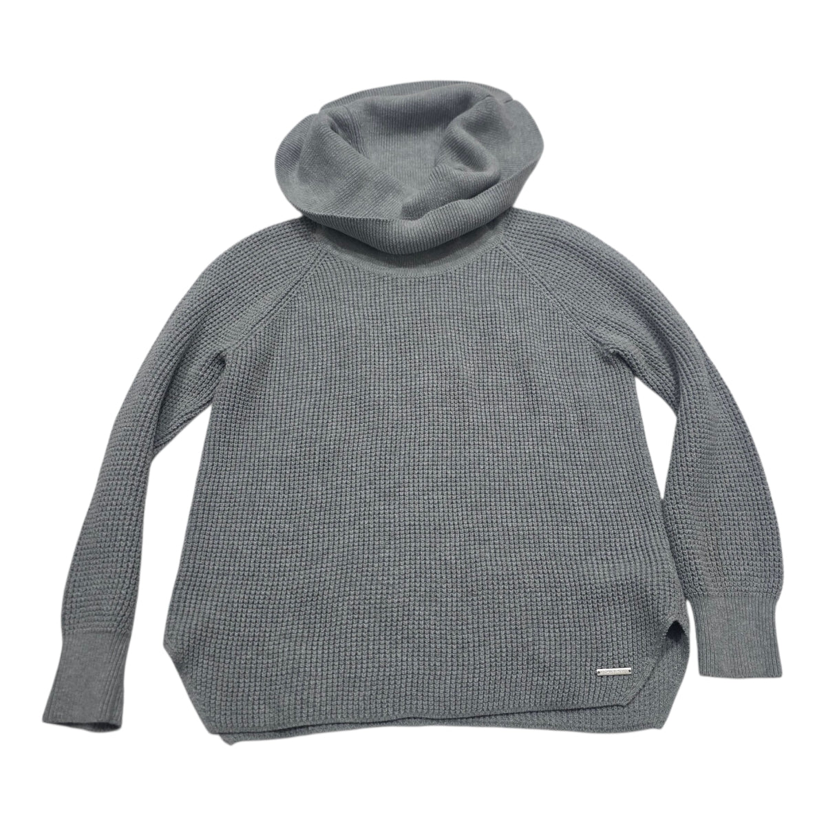 Sueter Michael Kors Tejido De Mujer Gris Cuello Alto M