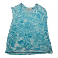 Blusa Micheal Kors De Mujer Azul Aqua Sin Mangas Talla M