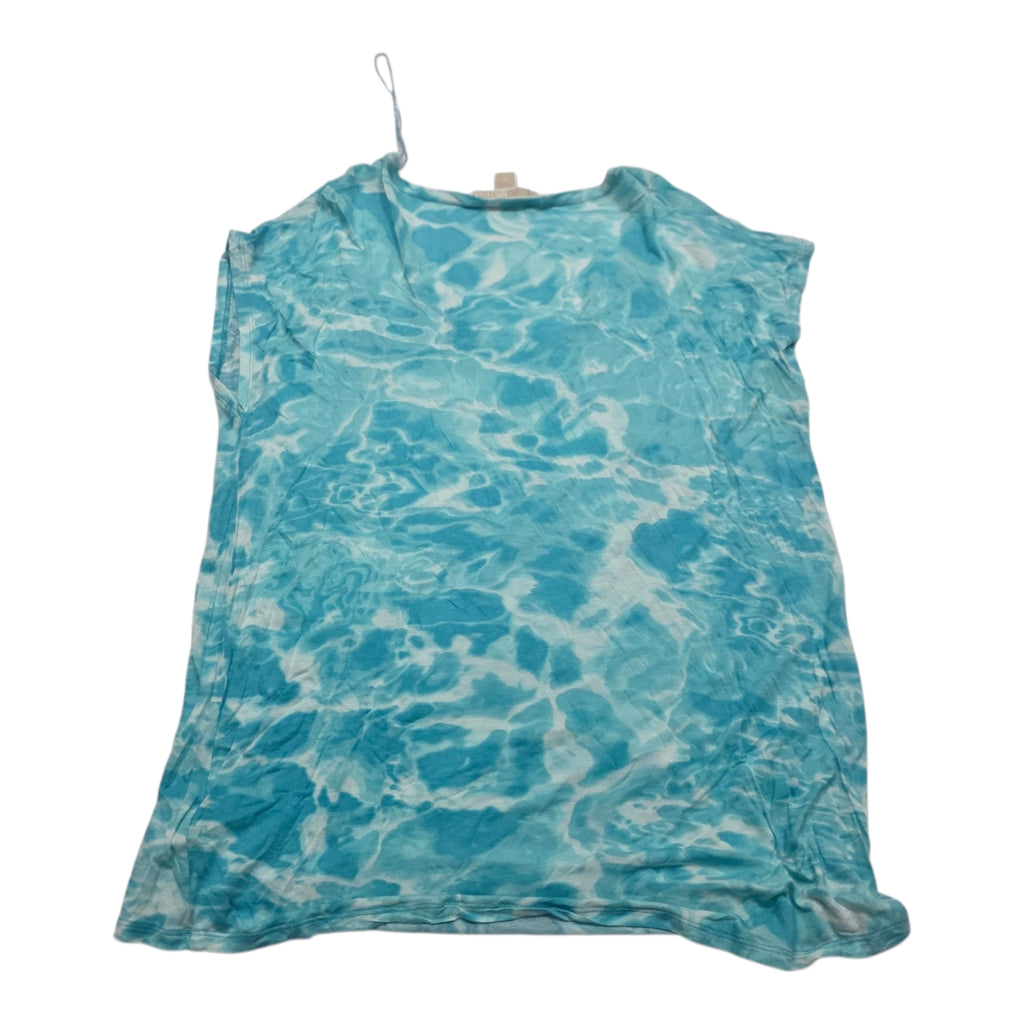 Blusa Micheal Kors De Mujer Azul Aqua Sin Mangas Talla M