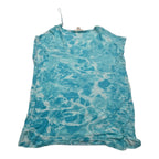 Blusa Micheal Kors De Mujer Azul Aqua Sin Mangas Talla M