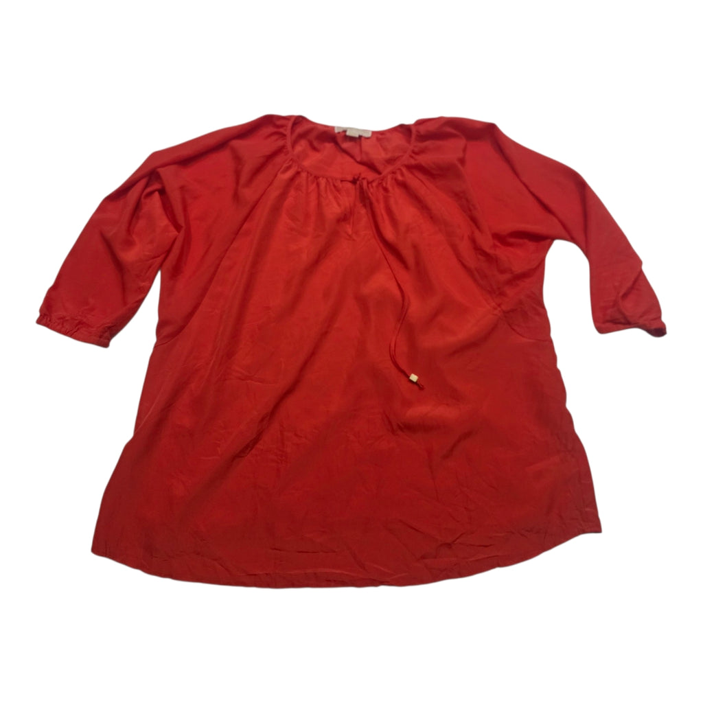 Blusa Michael Kors De Mujer Naranja Manga Larga Talla L