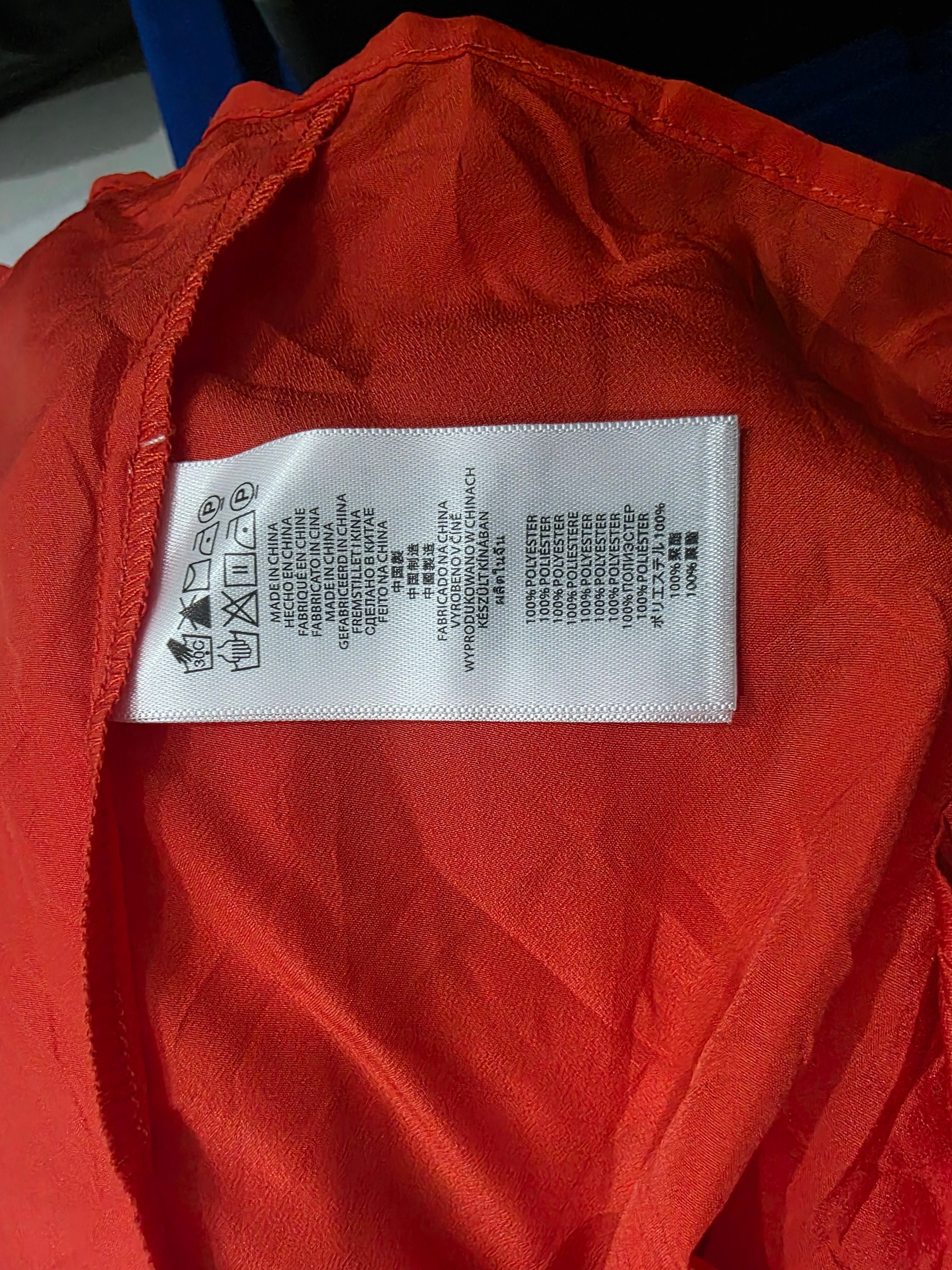 Blusa Michael Kors De Mujer Naranja Manga Larga Talla L