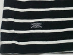 Playera Ralph Lauren Mujer Rayas Negro/blancobotones Talla L