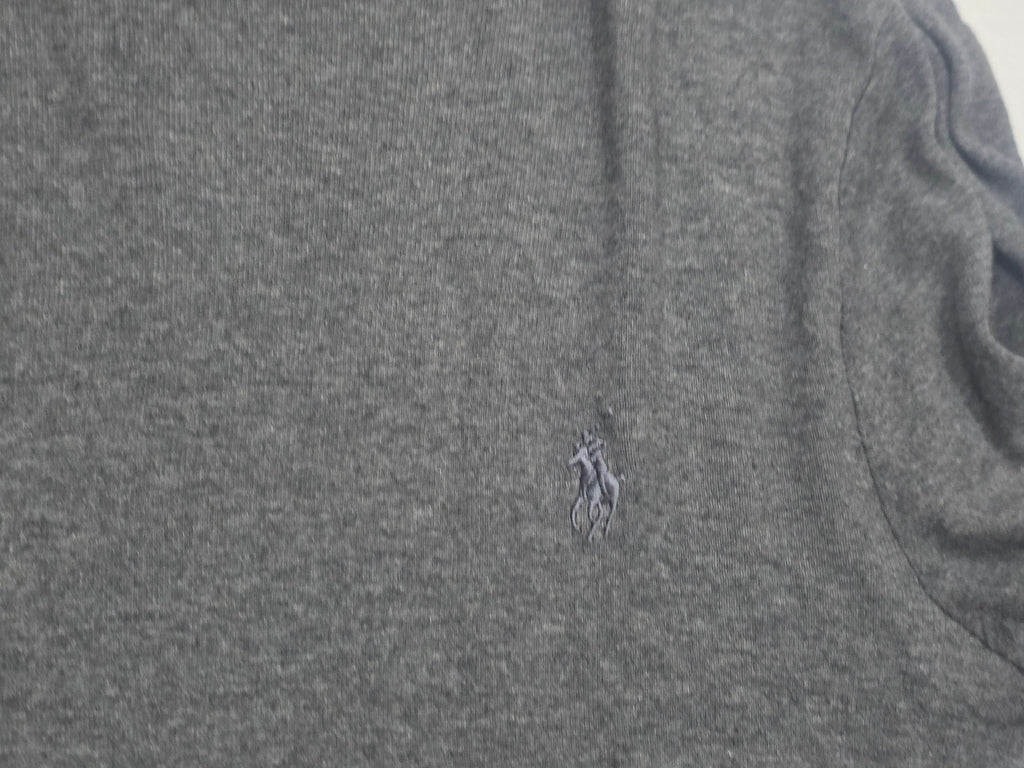 Sueter Ralph Lauren De Mujer Gris Cuello Alto Talla L