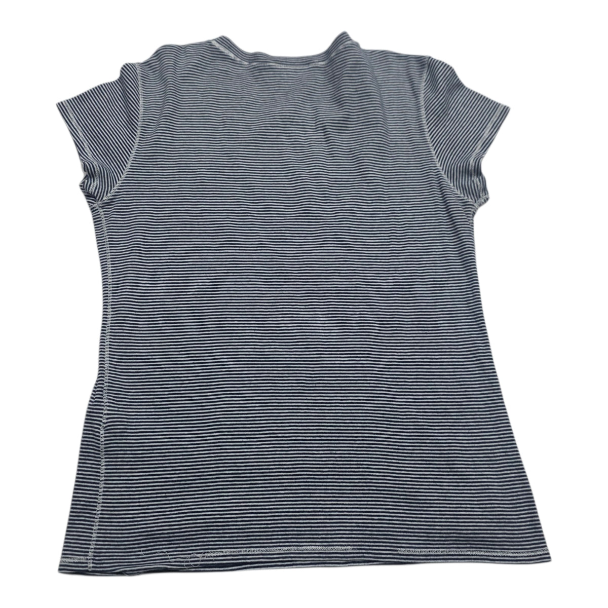 Playera Ralph Lauren De Mujer Rayas Talla L Azul Poni Verde