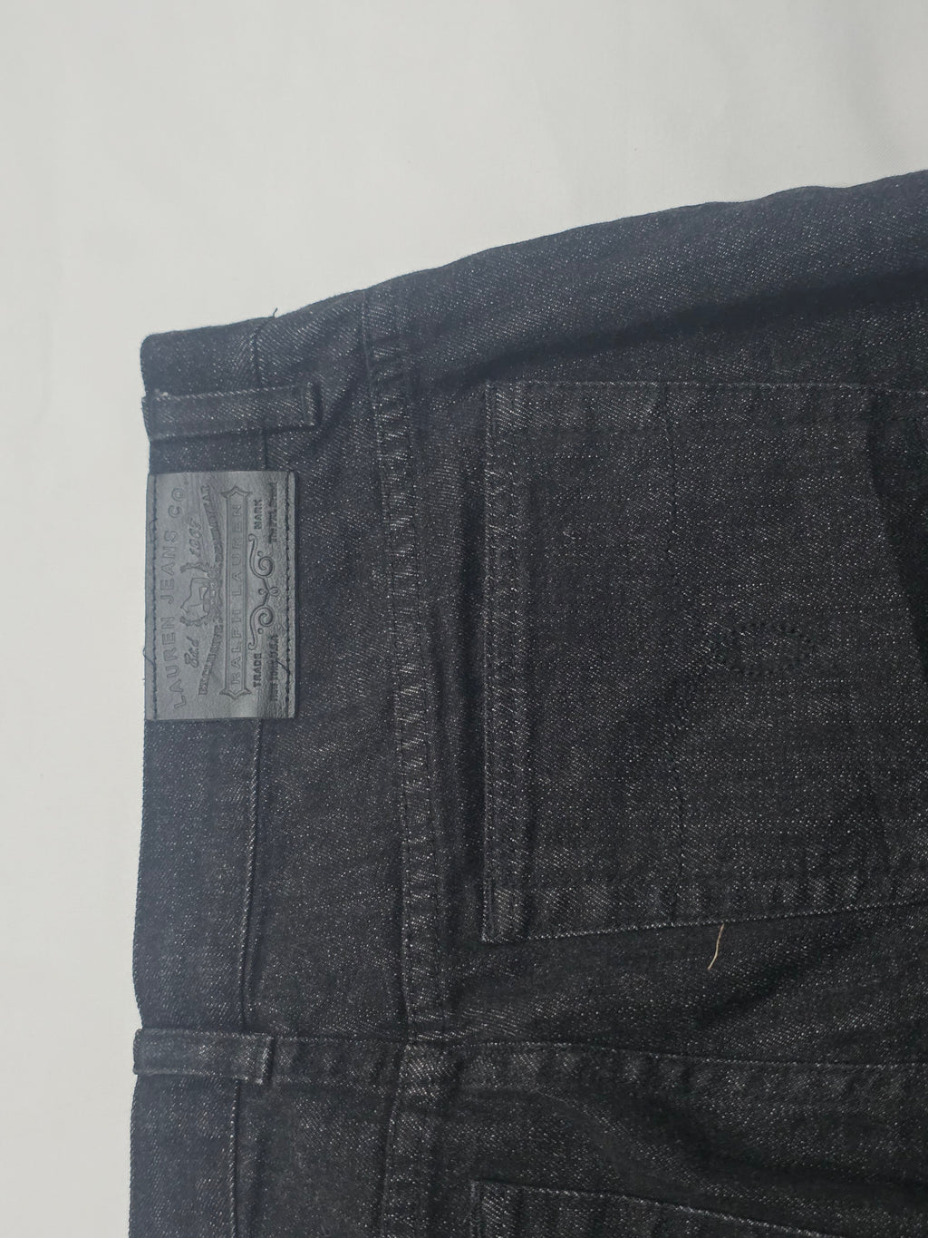 Pantalon Ralph Lauren De Mezclilla Azul Marino De Mujer 12p
