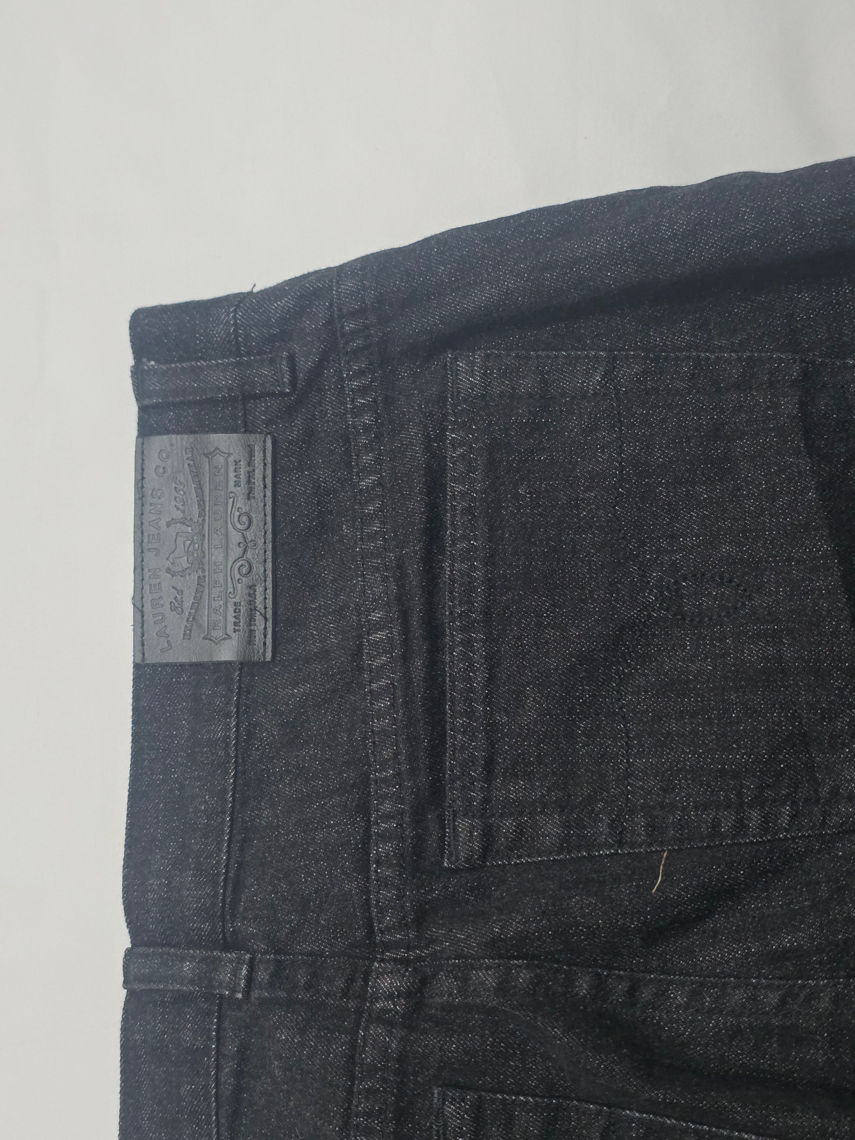 Pantalon Ralph Lauren De Mezclilla Azul Marino De Mujer 12p