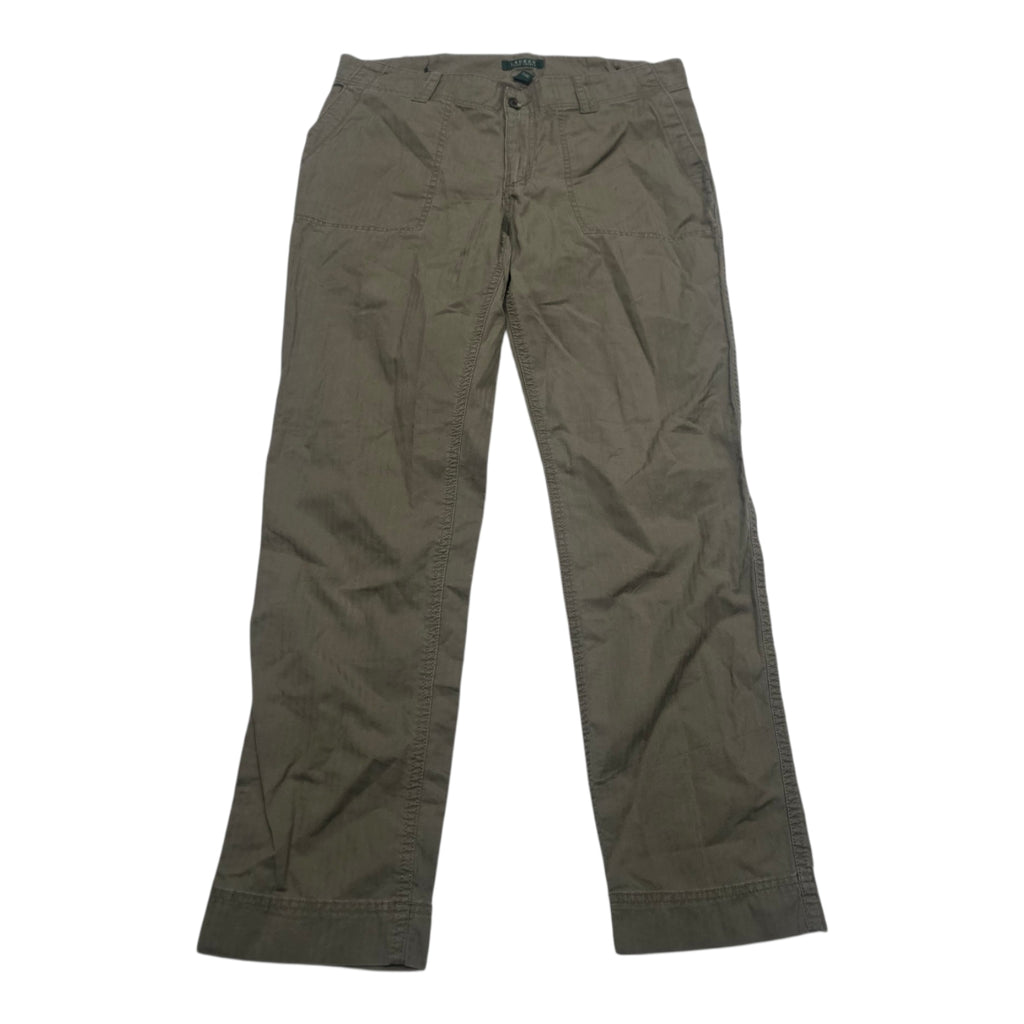 Pantalon Casual Ralph Lauren De Vestir Cafe Mujer Talla 12