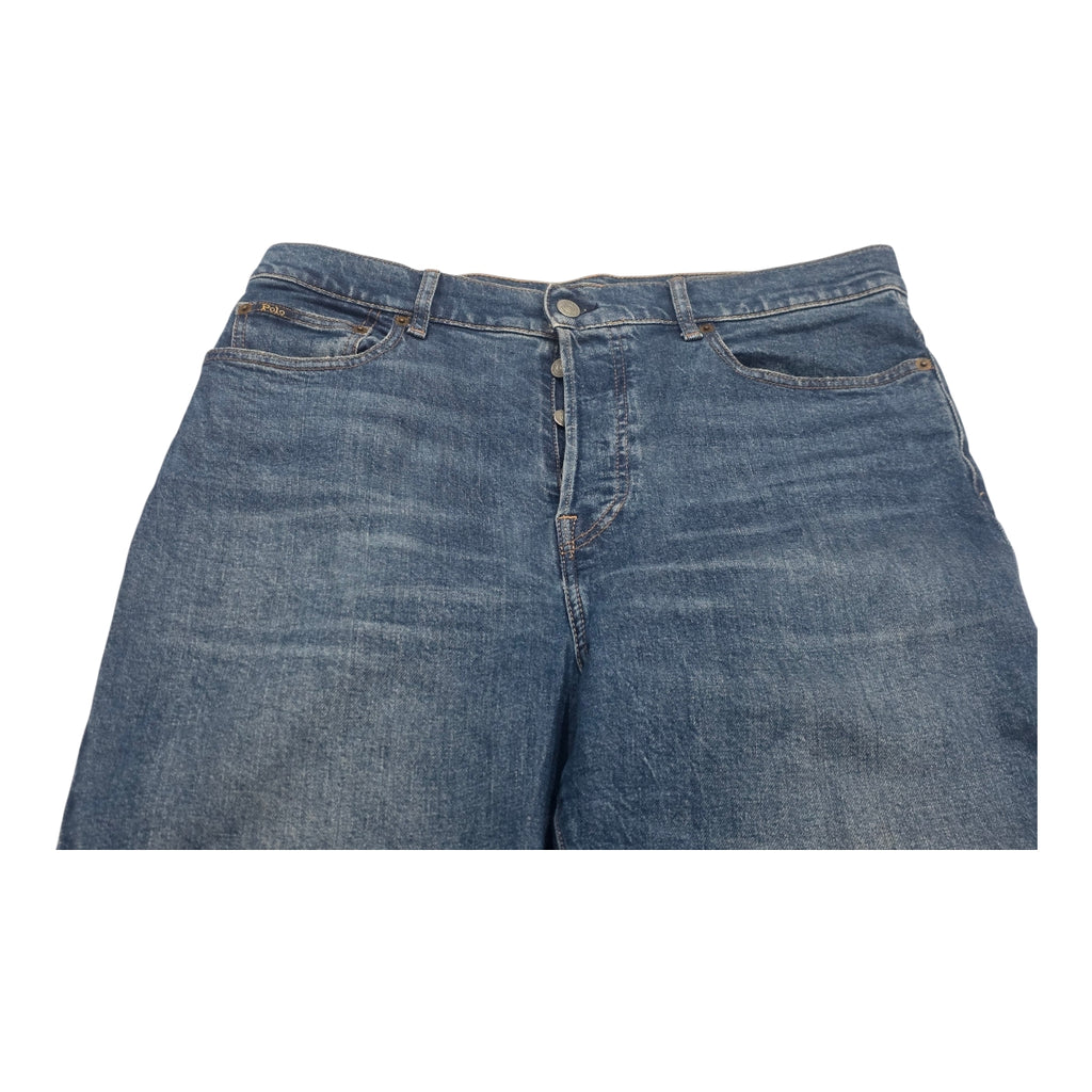 Pantalon De Mezclilla Ralph Lauren De Mujer Azul Talla 32