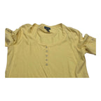 Blusa Ralph Lauren De Mujer Amarillo Manga Corta Talla Xl