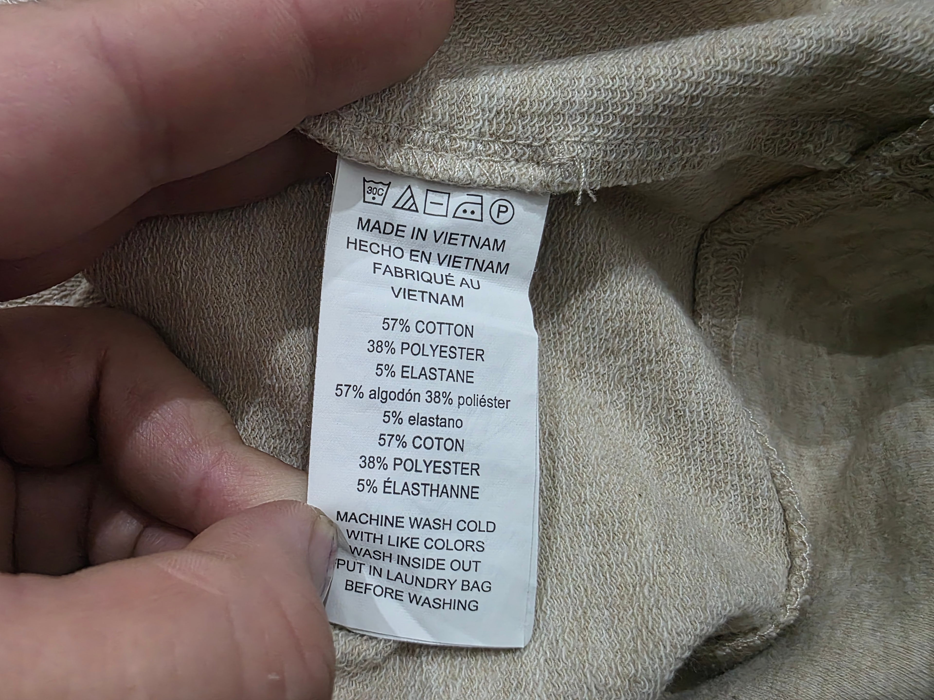 Hoodie Michael Kors Beige De Mujer Talla Xl Con Gorro