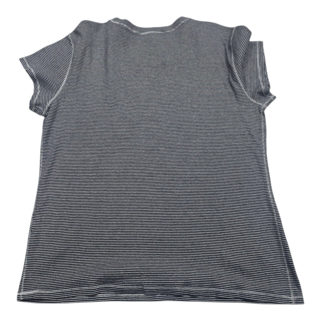 Playera Ralph Lauren De Mujer Negro/blanco Rayas Talla Xl