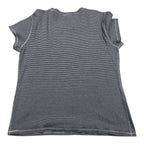 Playera Ralph Lauren De Mujer Negro/blanco Rayas Talla Xl