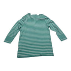 Playera Ralph Lauren De Mujer Rayas Verde Menta Talla Xl