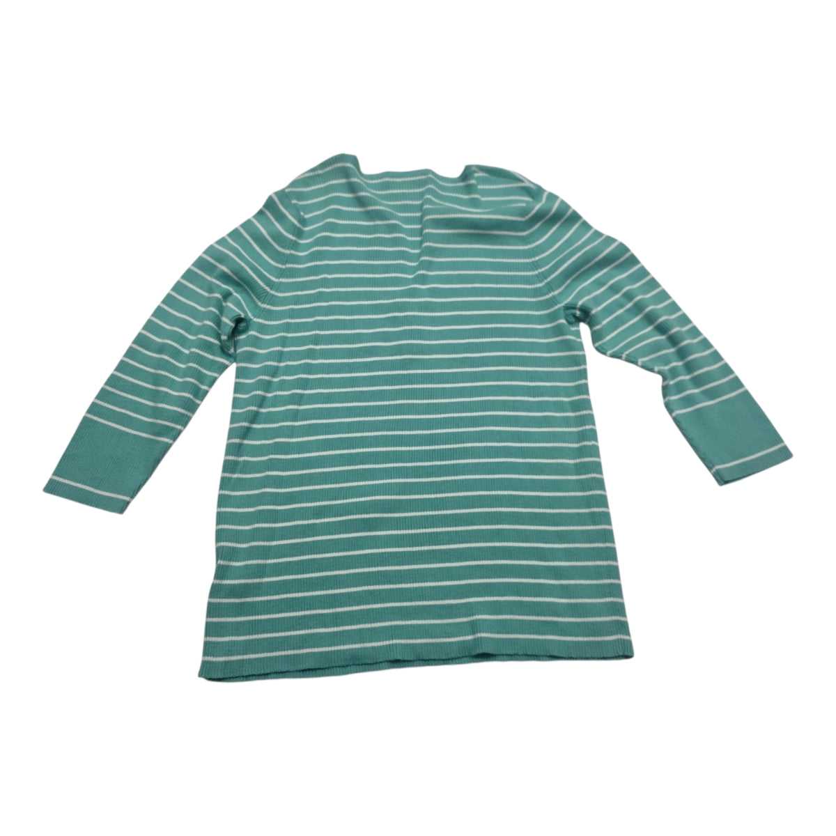 Playera Ralph Lauren De Mujer Rayas Verde Menta Talla Xl