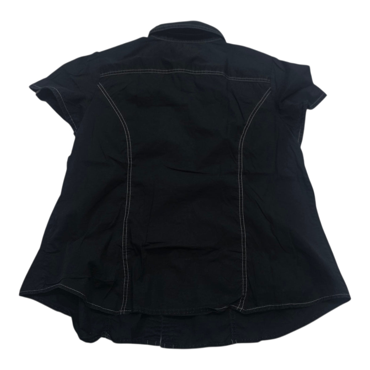Camisa Tommy Hilfiger De Mujer Negra Manga Corta Talla 1x