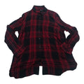Camisa De Mujer Ralphlauren A Cuadros Negro/rojo Talla 1x