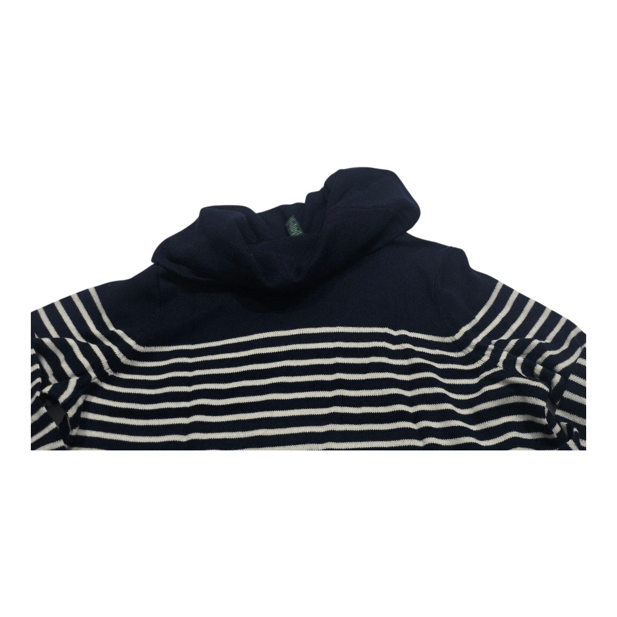 Sueter De Mujer Ralph Lauren Cuello Alto Rayas Azul Talla 1x