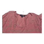 Blusa Ralph Lauren Mujer Manga Corta Coral Lineas Talla 1x