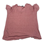 Blusa Ralph Lauren Mujer Manga Corta Coral Lineas Talla 1x