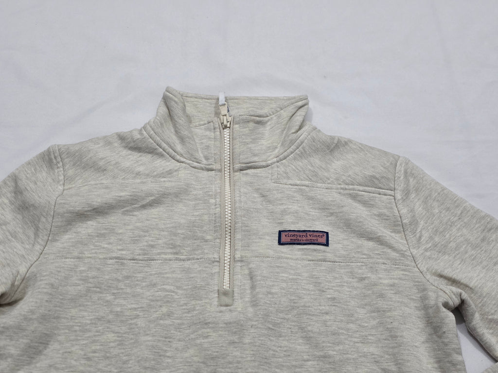 Sudadera Vineyard Vines Mujer Crema Extra Chica De Rayon