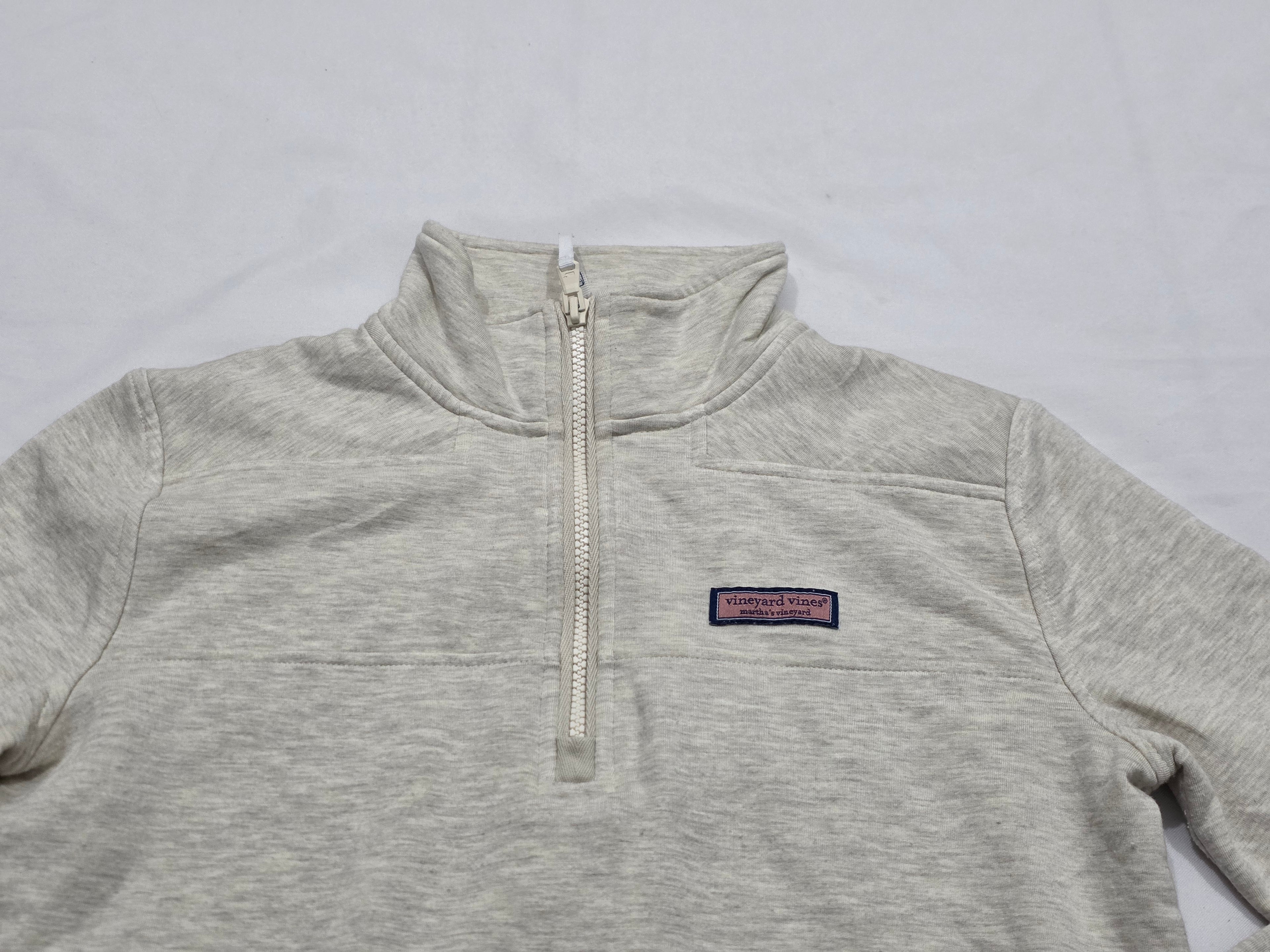 Sudadera Vineyard Vines Mujer Crema Extra Chica De Rayon