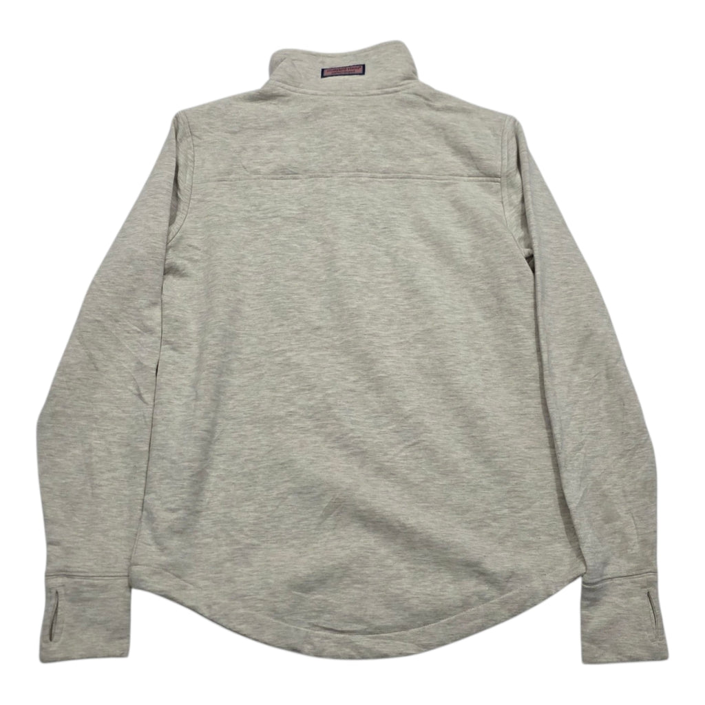 Sudadera Vineyard Vines Mujer Crema Extra Chica De Rayon