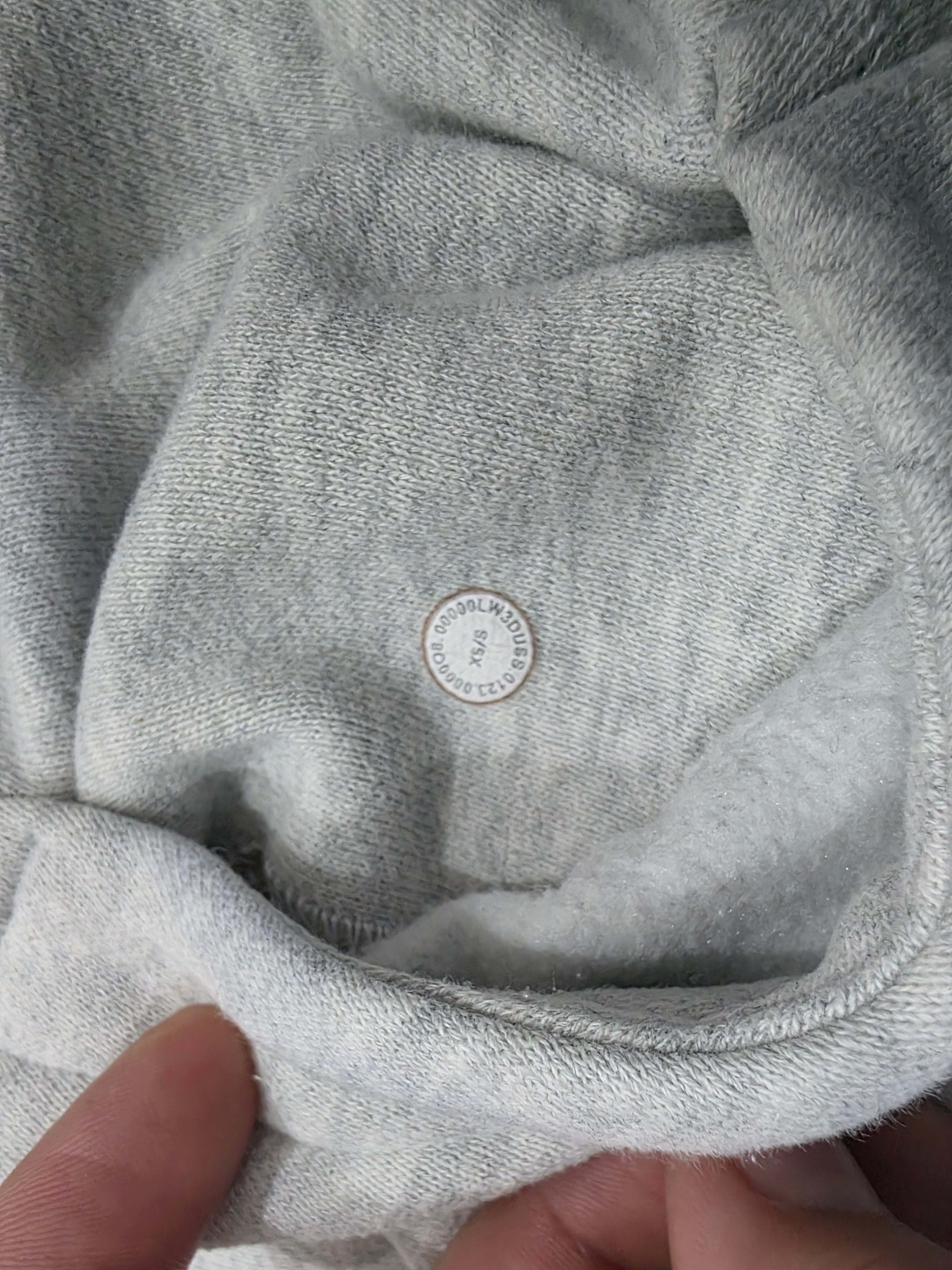 Sudadera Corta Lululemon Mujer Talla Xs/s Color Gris Claro