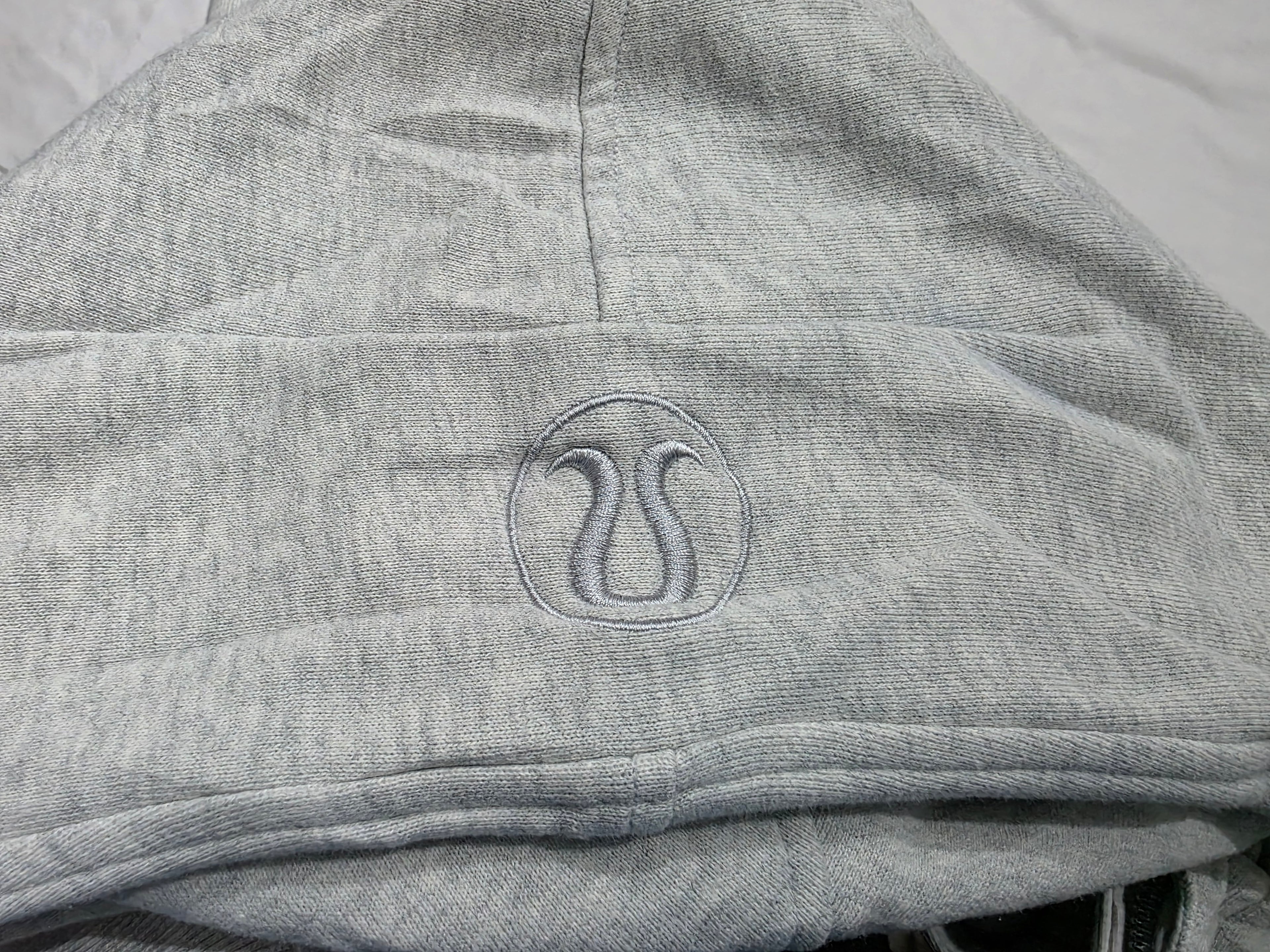 Sudadera Corta Lululemon Mujer Talla Xs/s Color Gris Claro