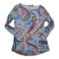 Playera Multicolor Ralph Lauren Mujer Figuras Extra Chico