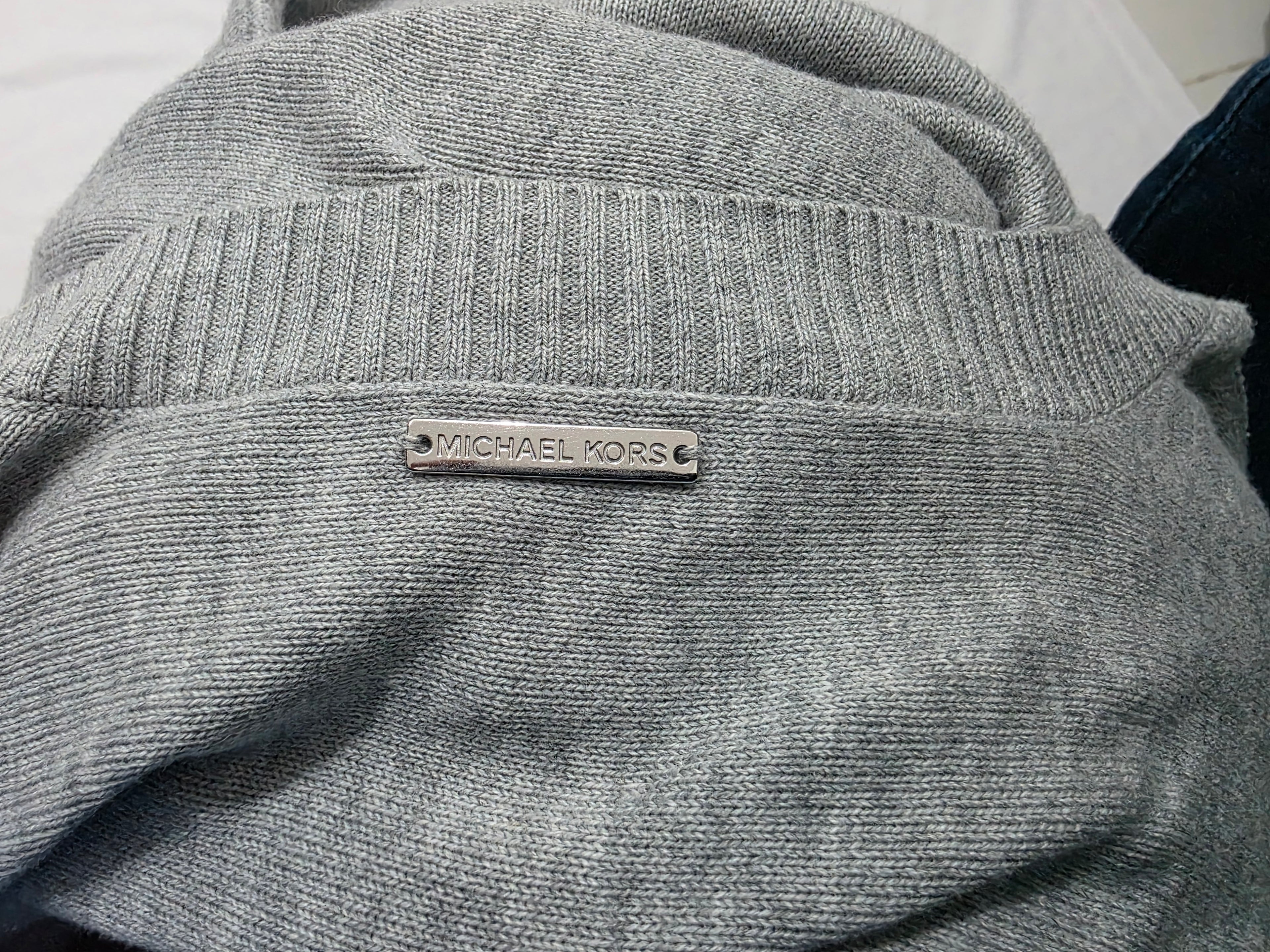 Sueter Manga Corta Michael Kors Mujer Extra Chico Gris V