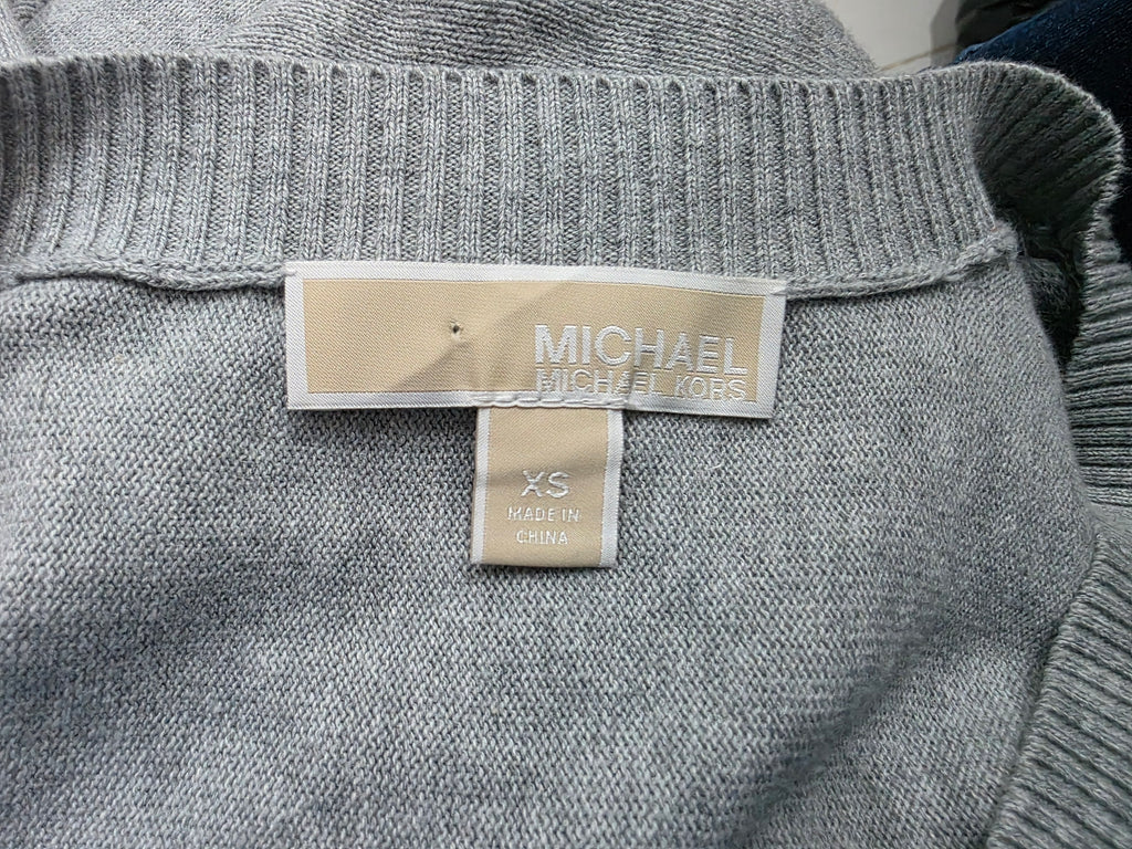 Sueter Manga Corta Michael Kors Mujer Extra Chico Gris V