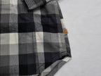 Camisa Carhart De Mujer Extra Chica 0/2 Cuadriculada Gris