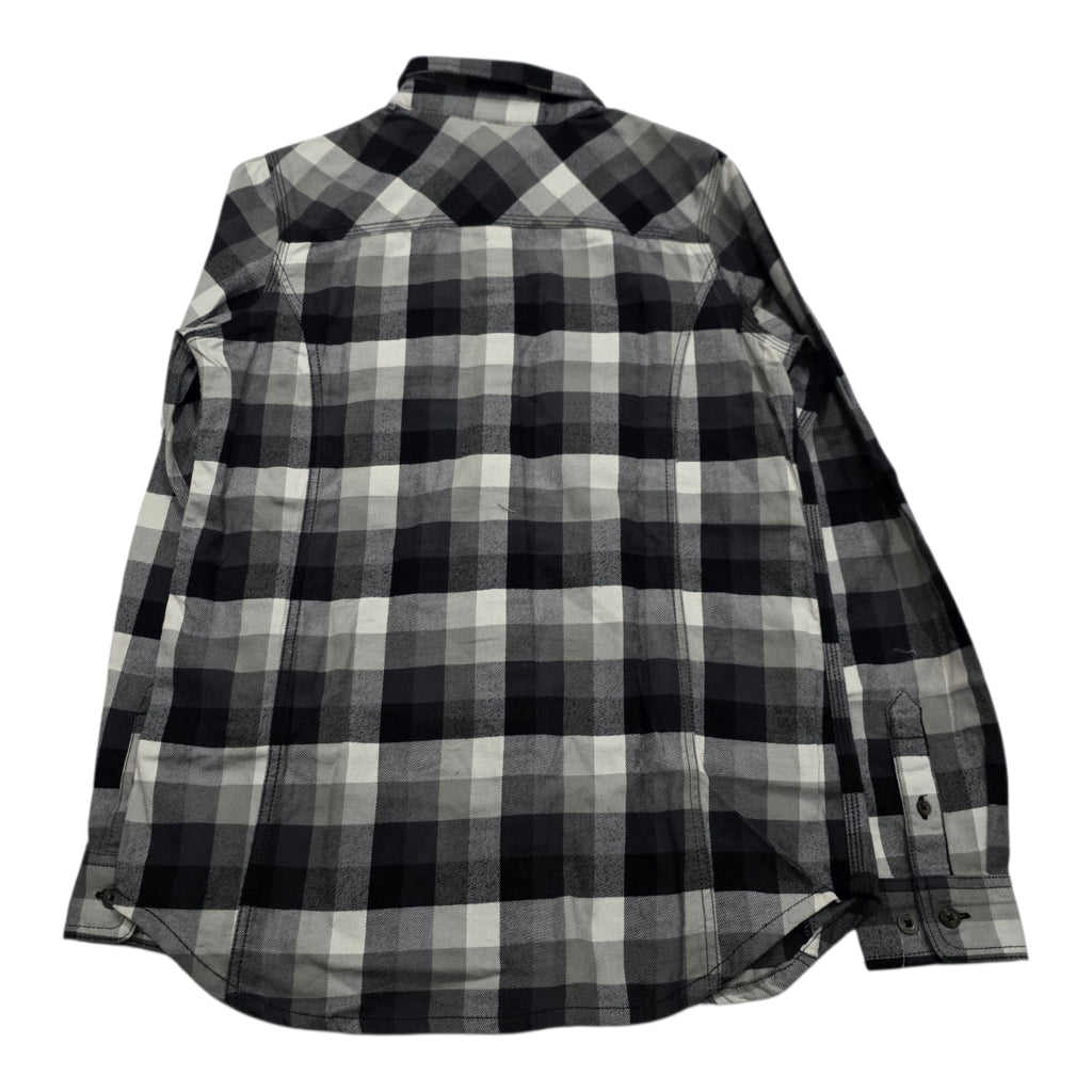 Camisa Carhart De Mujer Extra Chica 0/2 Cuadriculada Gris